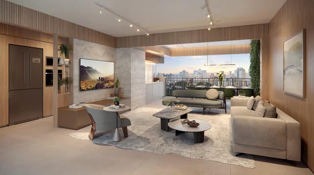 Raizes Jardim São Paulo Sala de estar