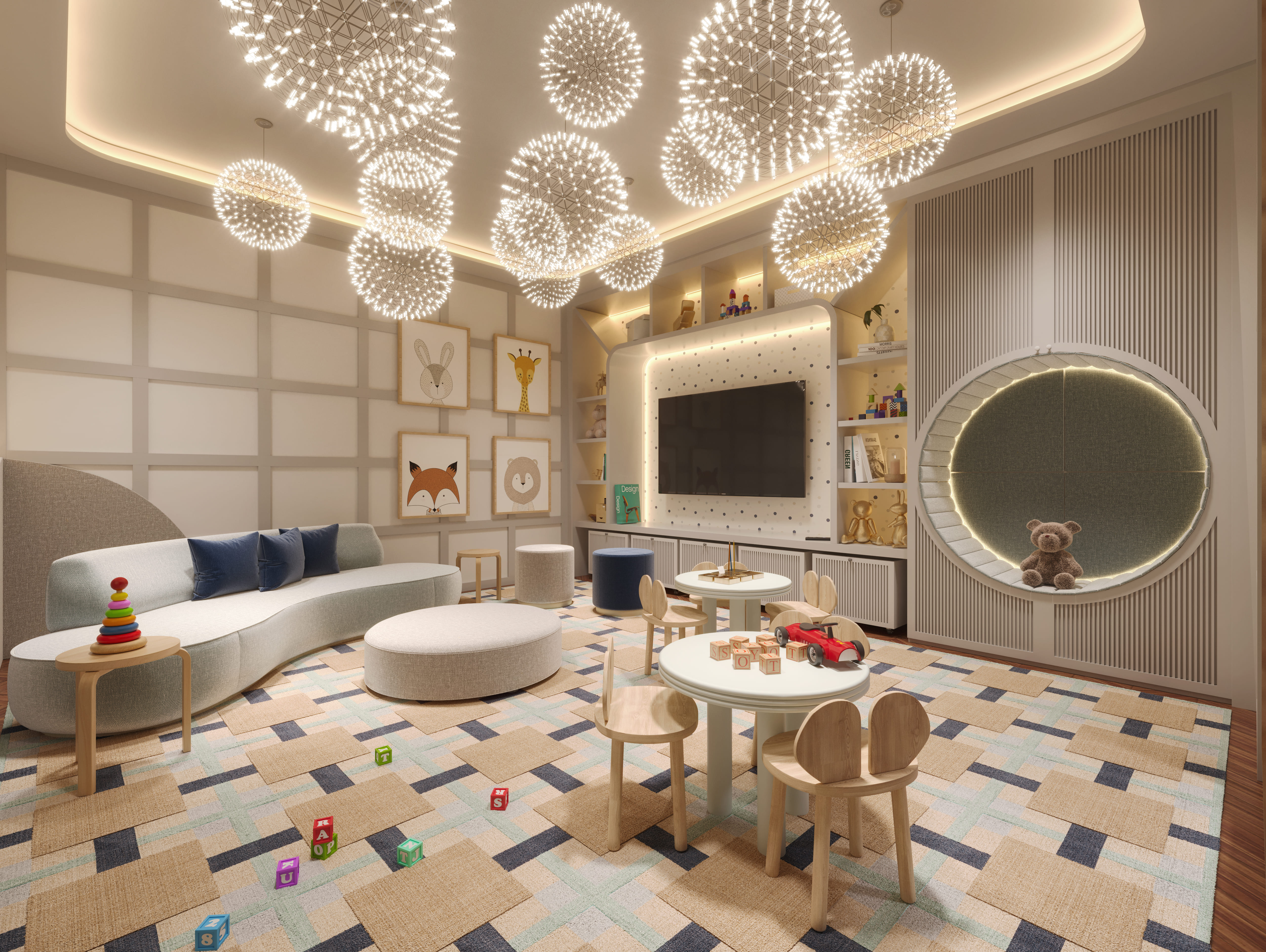 Grand Luxury CNA Sala de brinquedos Grand Luxury CNA Sala de brinquedos
