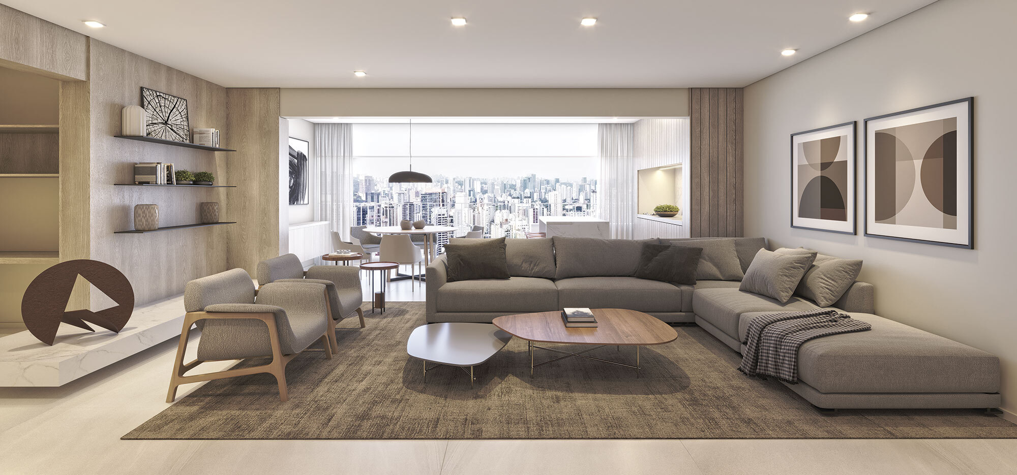 Natus Braz Leme Sala de estar